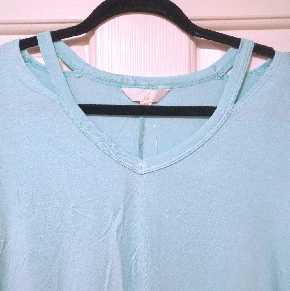 Lounge Wear, Cut-Out T-Shirt